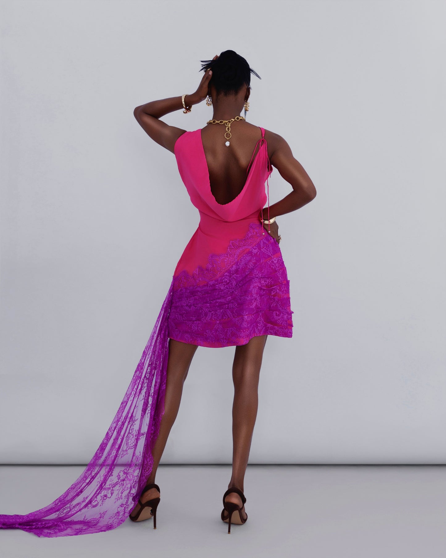 DIDARA dress (two-tone)