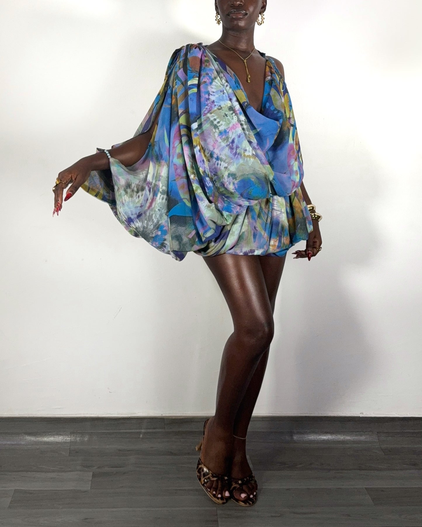 KUA blouse (Blue Quartz)